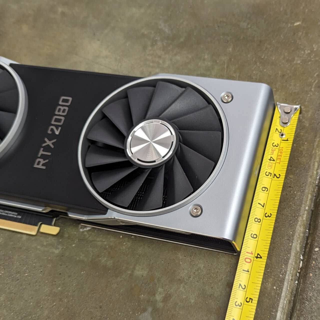 NVIDIA GeForce RTX 2080 Founders Edition 8GB GDDR6 Graphics Card