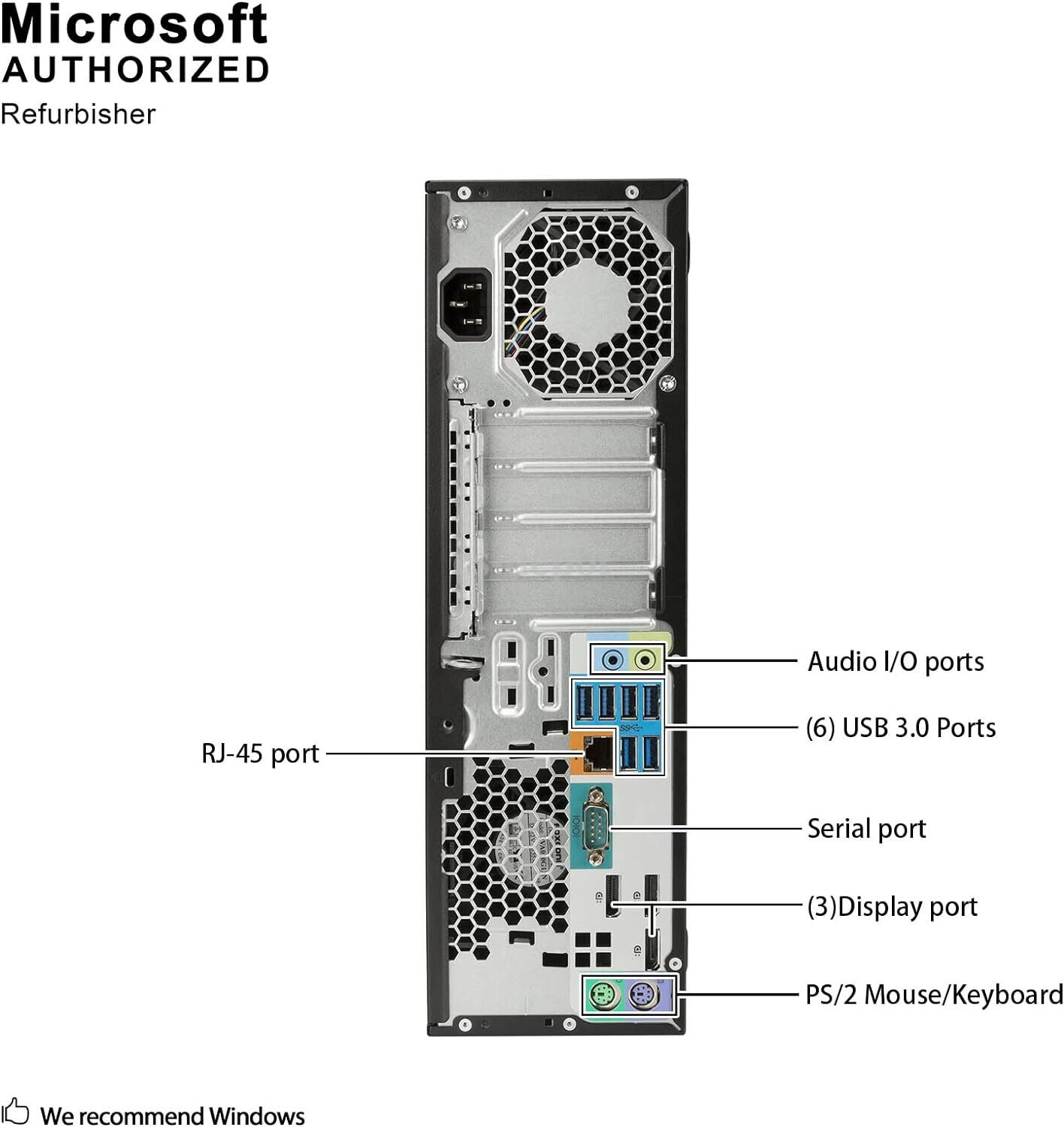 HP Z240 SFF i7-7700 16GB RAM 512GB SSD Windows 10 PRO + WIFI