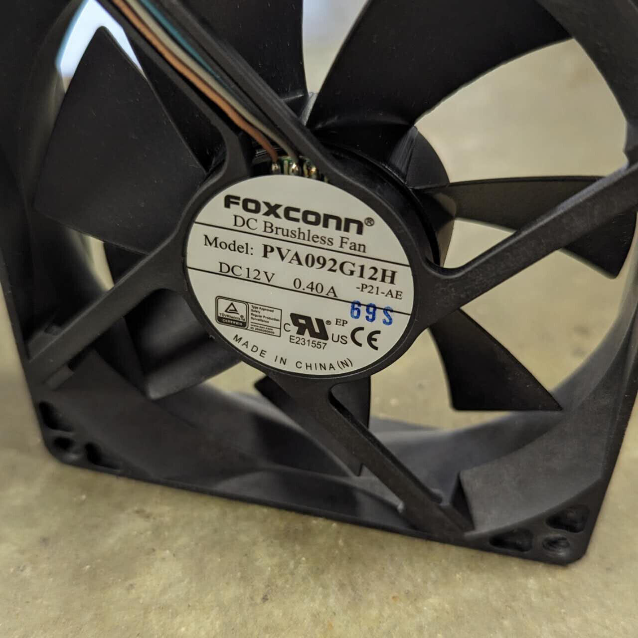 PVA092G12H FOXCONN Cooling Fan DC12V 0.40A 4Pin PWM 90*90*25mm