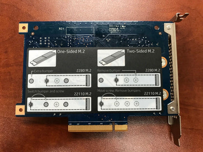 M.2 NGFF to Desktop PCIe x4 x8 x16 NVMe SATA Dual SSD PCI Express Adapter Card