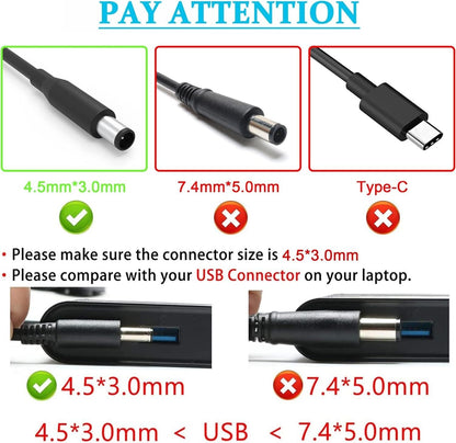 OEM Dell Inspiron 13 XPS 15 09TXK7 9TXK7 DPJ89 P7K3P Adpter 130w charger