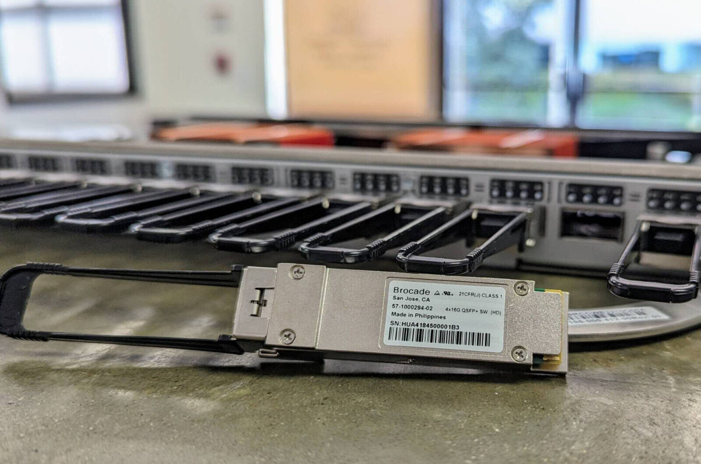 Brocade 40-1000979-09 FC16-64 Fiber Channel Blade 16 port + QSFP S2-0 modules