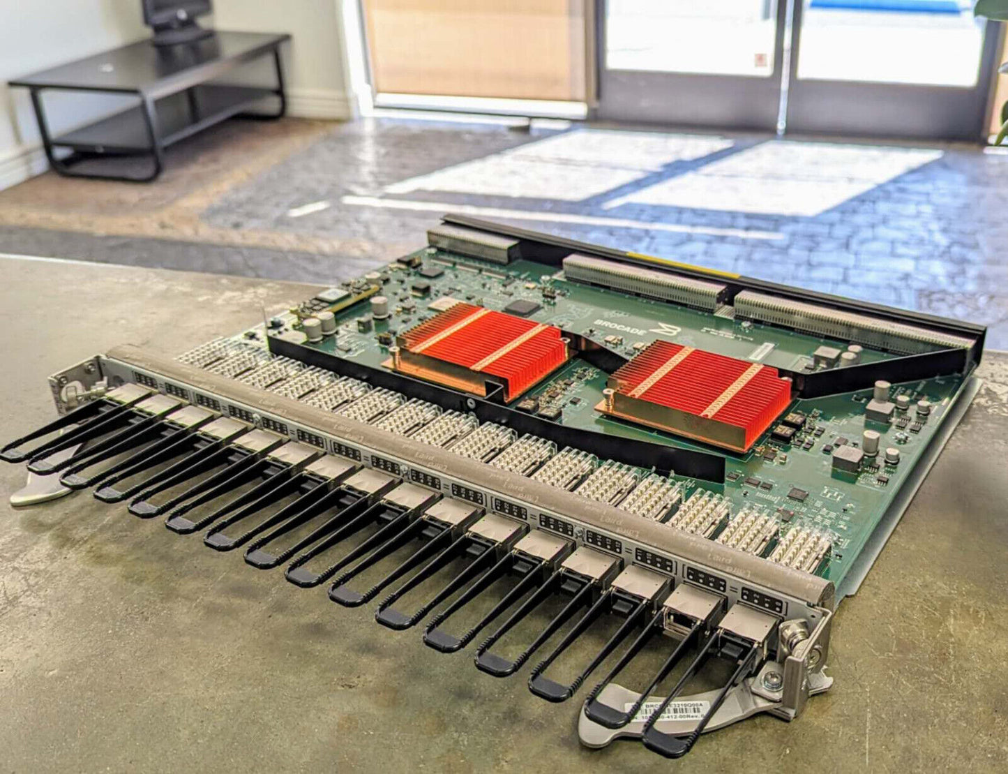 Brocade 40-1000979-09 FC16-64 Fiber Channel Blade 16 port + QSFP S2-0 modules