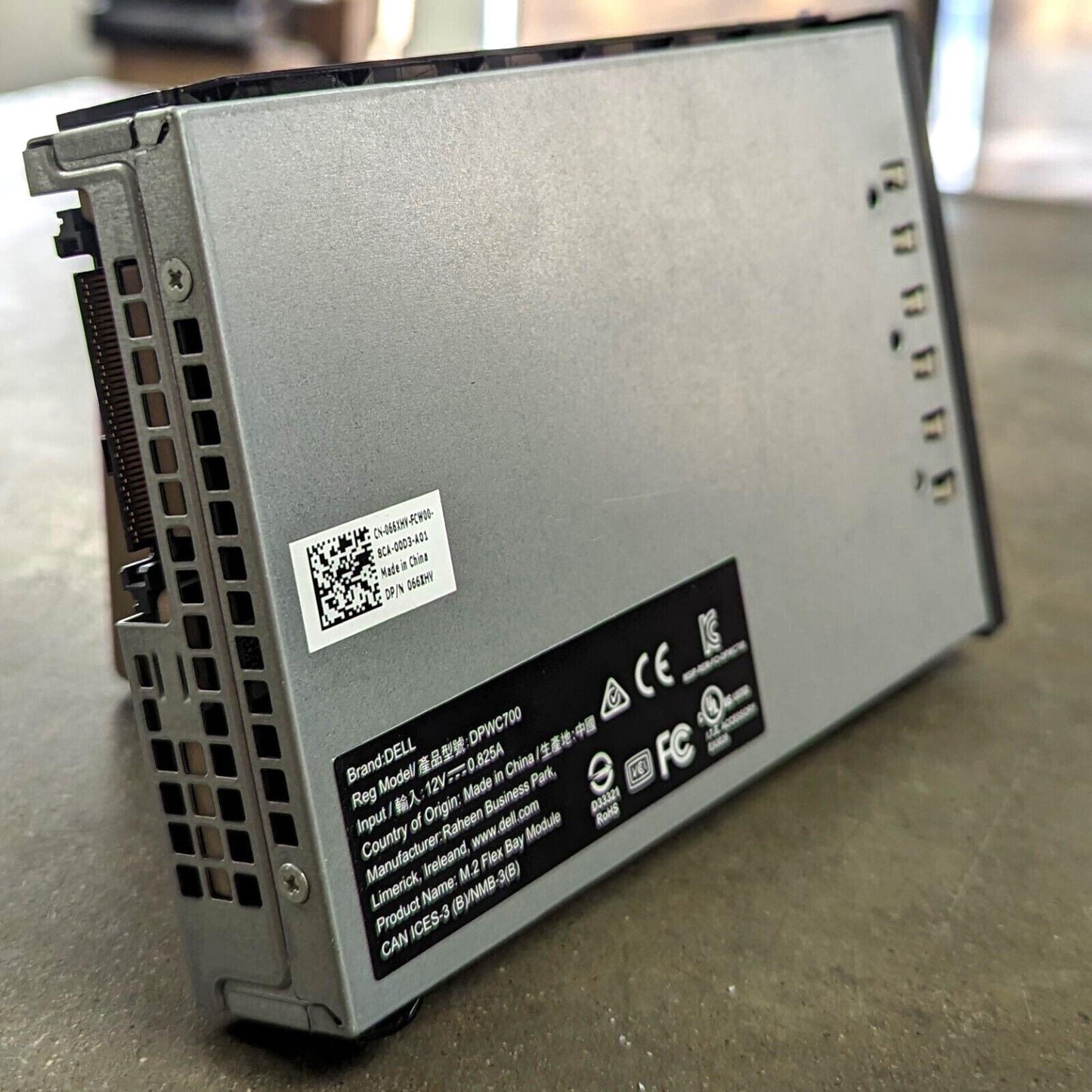 Dell Precision T7820 T7920 M.2 SSD Flex bay Module with Tray Dell P/N: 066XHV
