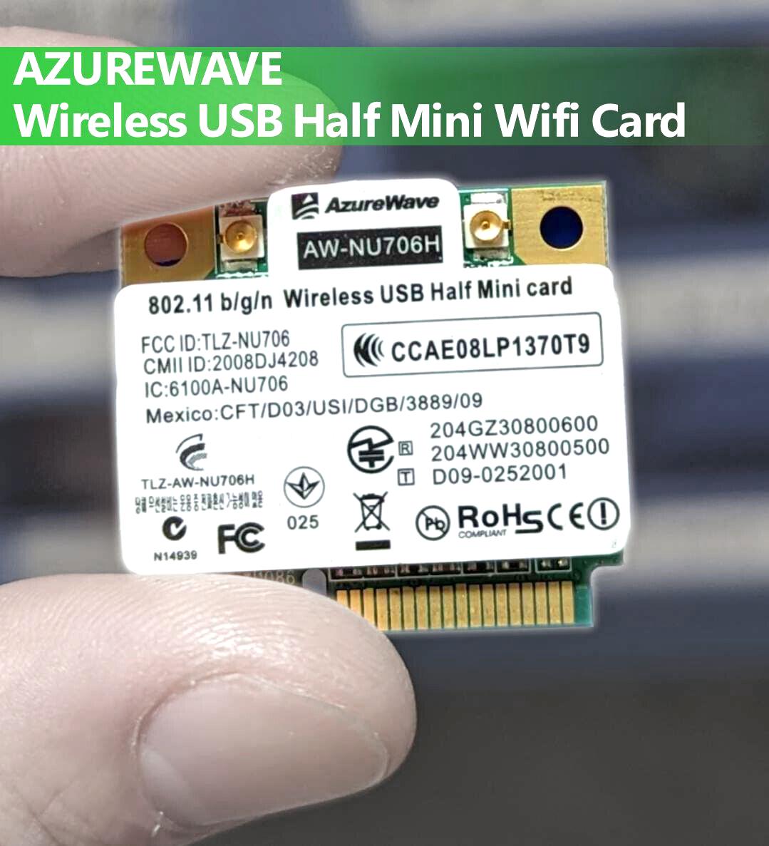 AzureWave AW-NU706H RT3070 802.11 b/g/n Wireless USB Half Mini Card PCI-E Wifi