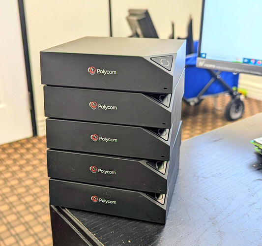 Lot of 5 Polycom RealPresence Trio Visual+ 2201-66420-001 Video Conference
