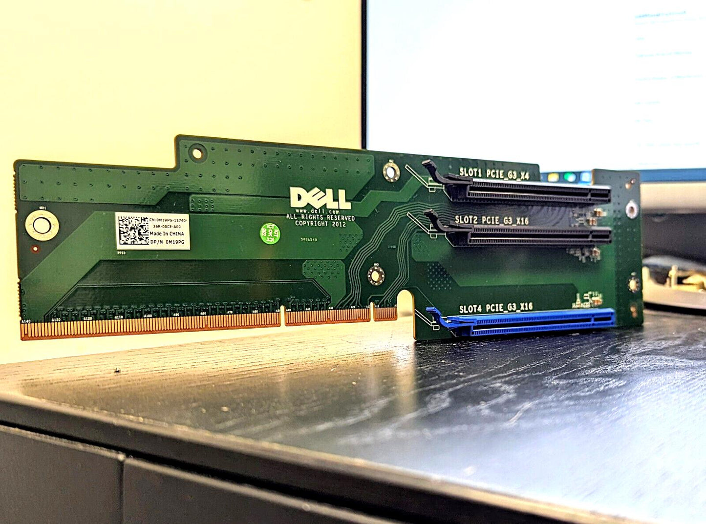 Dell M19PG Precision R7610 Riser Expansion Card 0M19PG  2x PCIE 16x & 1x PCIE 4x