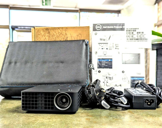 New Dell M318WL Black HDMI Standard 500 ANSI Lumens Mini Portable Projector