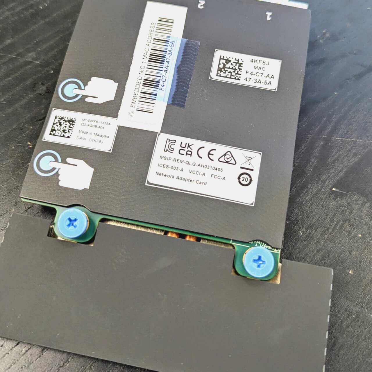 Dell 4KF8J Network Daughter Network Adapter Card 25Gb 2 x SFP28 04KF8J