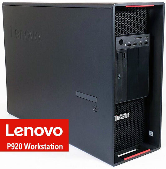 Lenovo ThinkStation P920 40CORE 2x Gold 128GB DDR4 256GB SSD 4TB HDD K620 WIN11