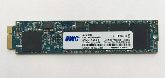 OWC Aura 480GB SATA 3 SSD 6Gb/s OWCSSDA116G480 MacBook Air 2010-2012