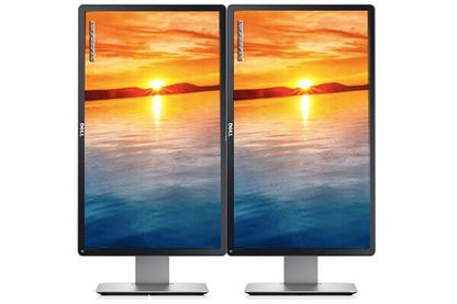 DELL HP LG BRAND DUAL LCD 23" HDMI FLAT MONITOR SCREEN GAMING WITH LCD STAND