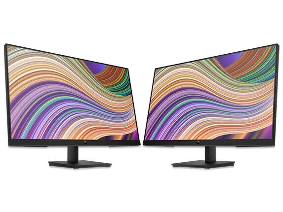 DELL HP LG BRAND DUAL LCD 23" HDMI FLAT MONITOR SCREEN GAMING WITH LCD STAND