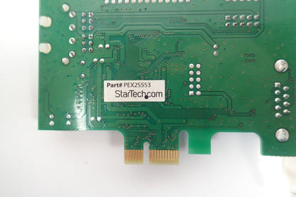 StarTech 2Port Native PCIe PEX2S553 RS232 Serial Adapter Card