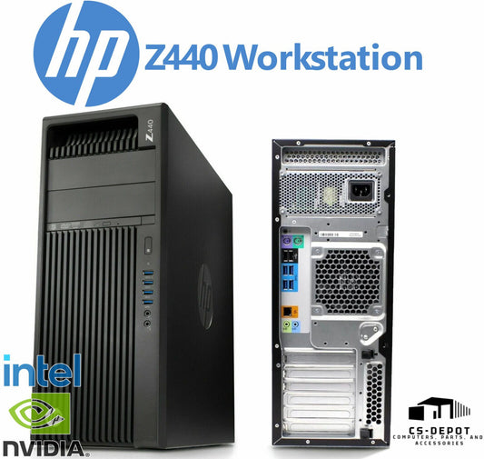 HP Z440 Workstation 18 Core E5-2699 V3 128GB RAM 512GB SSD 2TB WiFi WIN10 DVD