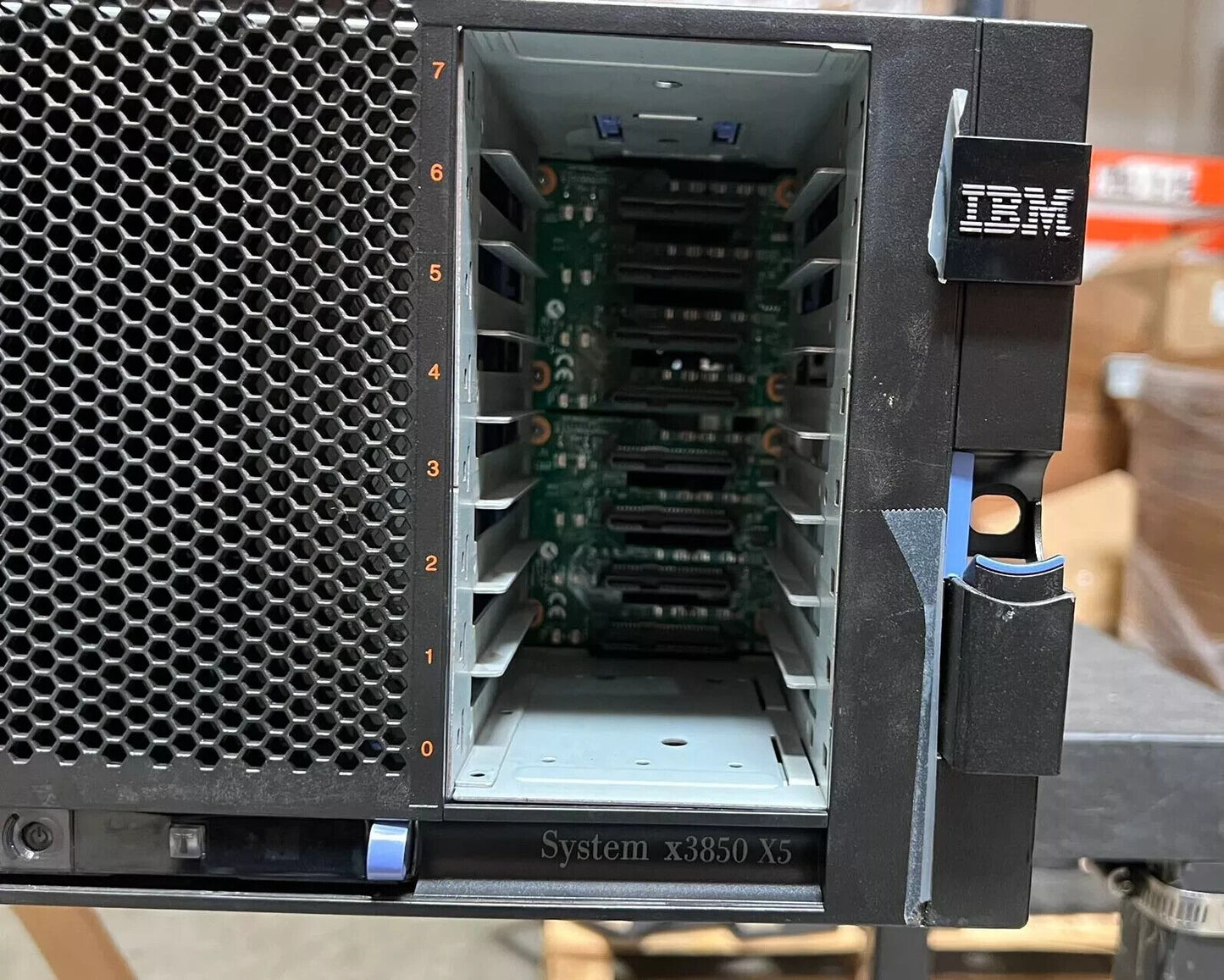 IBM System X3850 X5 4U Barebone x4 Xeon E7 x8 Memory Card Server NO CPU RAM HDD