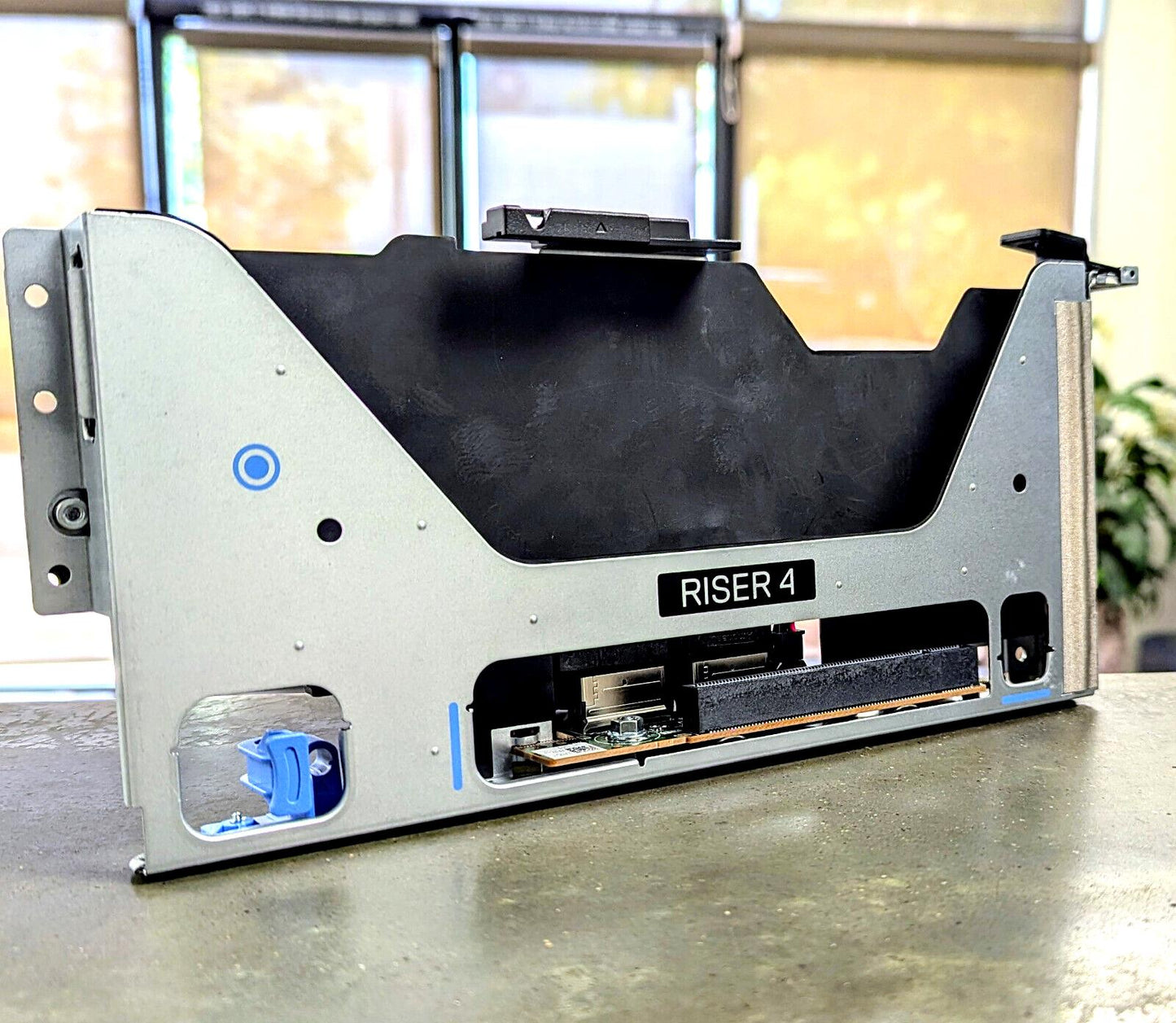 Dell Poweredge R650 Riser 4 (4C+4D) PCIE x16 FH Assembly & Cage w60 FXCC8 8MK0G