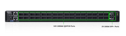 Dell EMC Z9100-ON Z9100 32P 100GbE QSFP28 2P SFP Switch