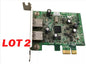 LOT 2 Dell 0FWGJ8 USB 3.0 Dual-Port PCIe Low Profile Expansion Card
