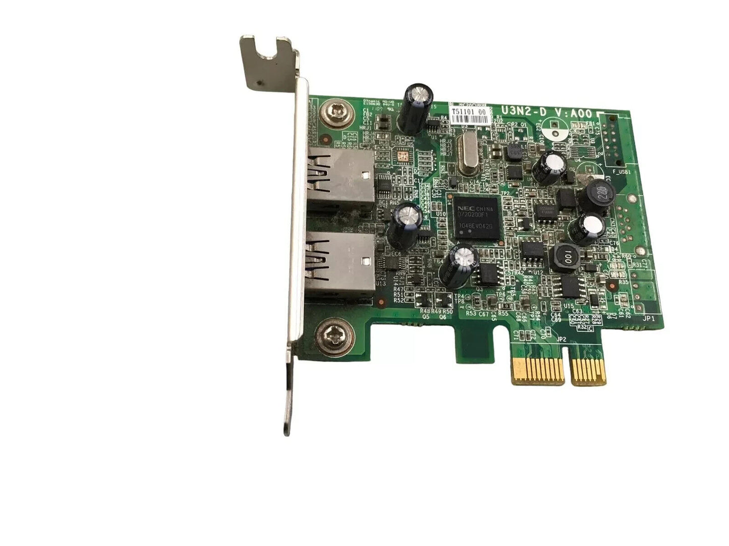 LOT 2 Dell 0FWGJ8 USB 3.0 Dual-Port PCIe Low Profile Expansion Card
