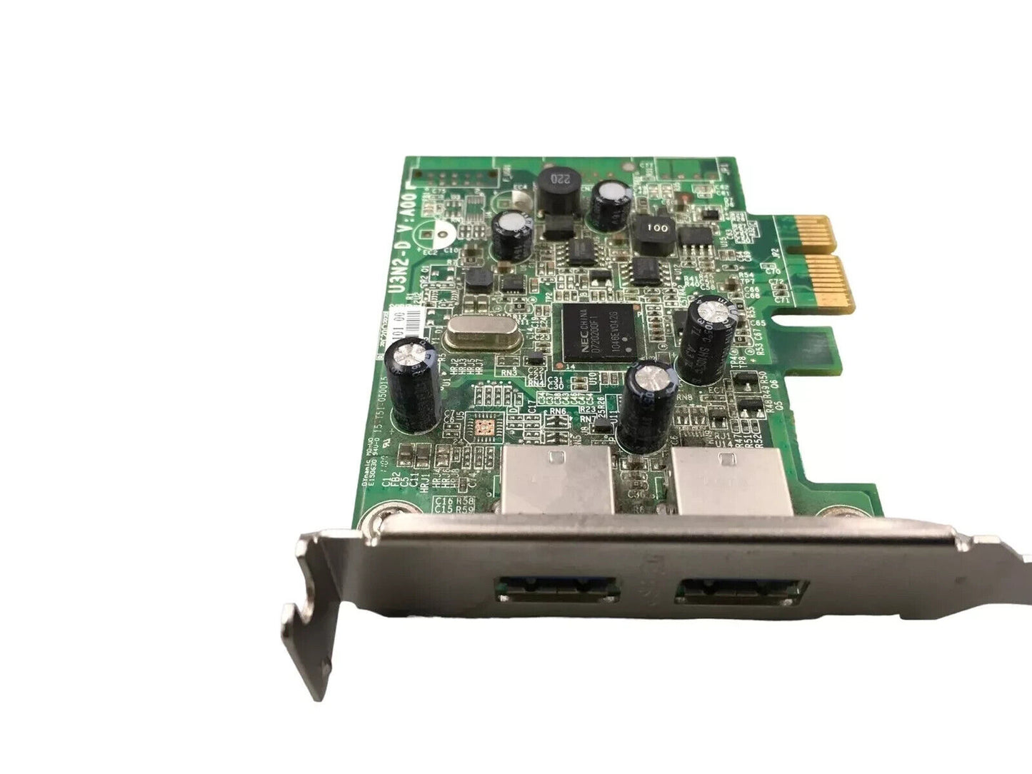 LOT 2 Dell 0FWGJ8 USB 3.0 Dual-Port PCIe Low Profile Expansion Card