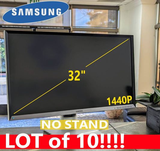 LOT of 10 Samsung S32D850T 32" Widescreen Monitor sRGB QHD 2560x1440 -NO STAND