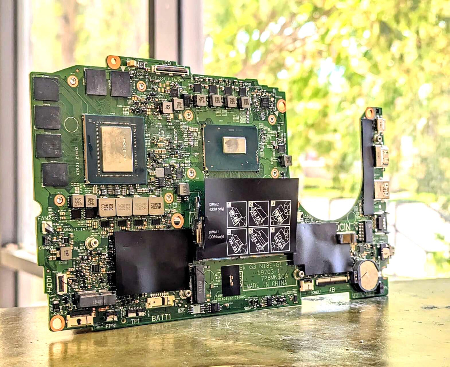 Dell G3 15 3590 Laptop Motherboard Intel I7-9750H Nvidia RTX 2060 HK1DX