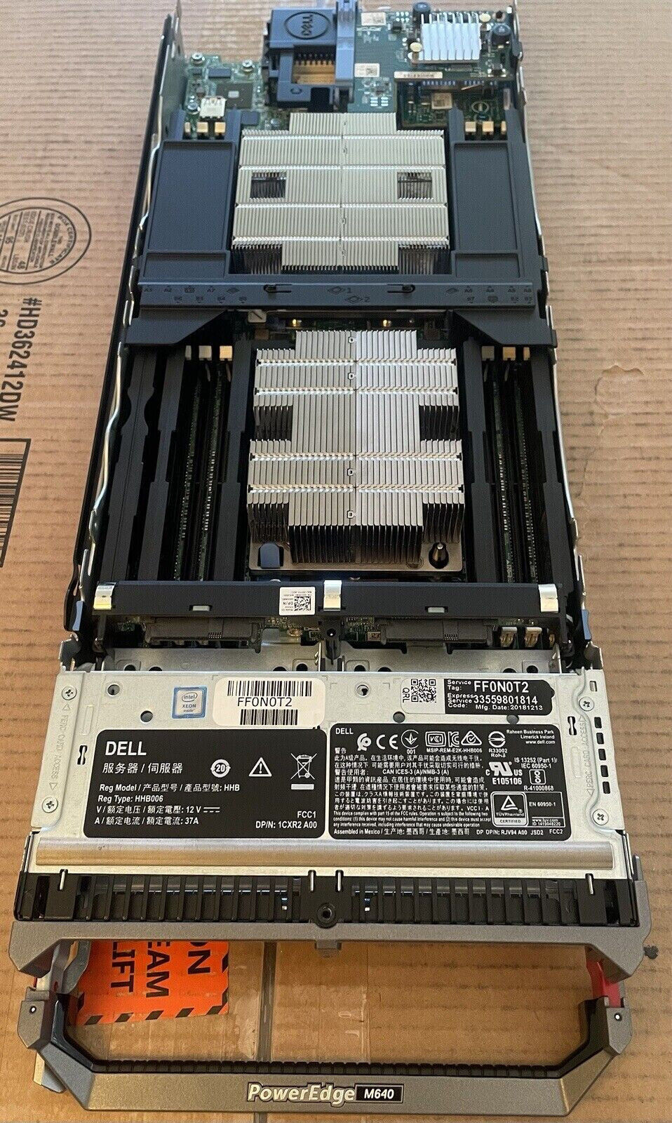 Barebones Dell PowerEdge M640 Blade Server 2x  FCLGA3647 Sockets MOTHERBOARD