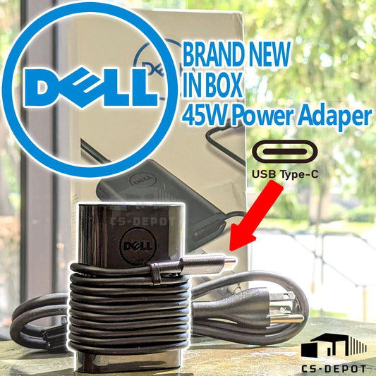New Genuine Dell Latitude 5290 5490 5590 45W USB-C Type AC Adapter GW89W 20V 3A