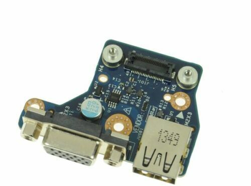 VAL90 NEW Dell Latitude E6440 VGA / USB Port IO Circuit Board