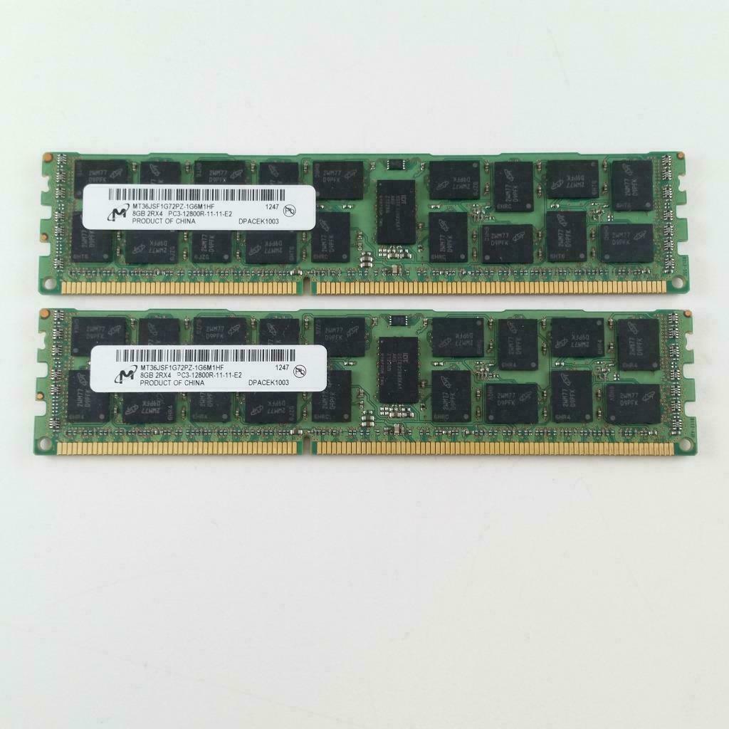 64GB 32GB 16GB (2x8GB) PC3-12800R 2RX4 DDR3 Server ECC REG RAM Memory