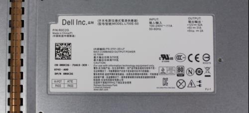 NEW R0C2G Dell EqualLogic PS4100 PS6100 Compellent SC220 700watt Power Supply
