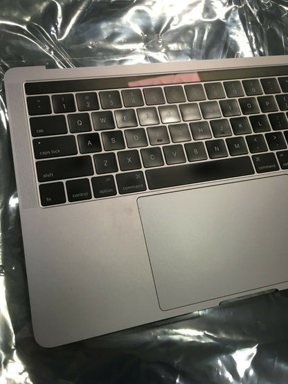 Apple MacBook Pro 13" 2016 2017 A1706 Palmrest Keyboard Battery Gray Genuine