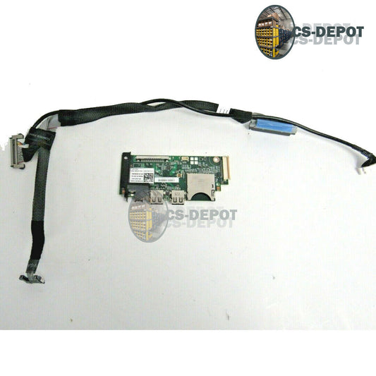 CMVRK PC3NP Dell poweredge R630 Front Control Panel w/ VGA Cable SD USB board