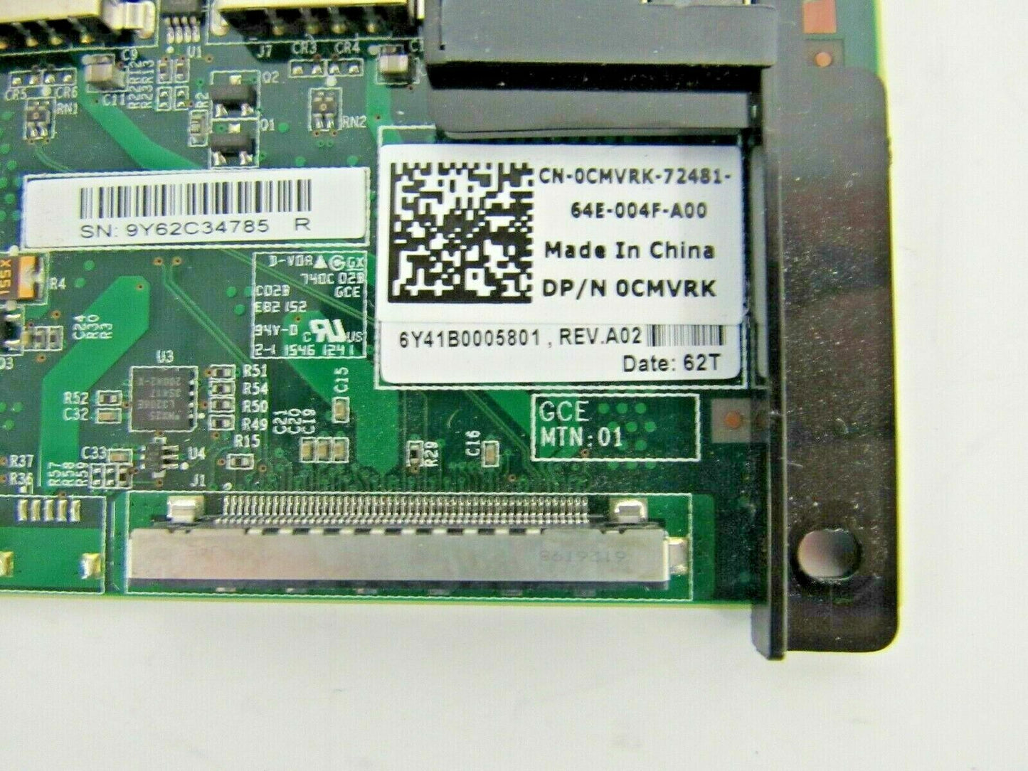 CMVRK PC3NP Dell poweredge R630 Front Control Panel w/ VGA Cable SD USB board