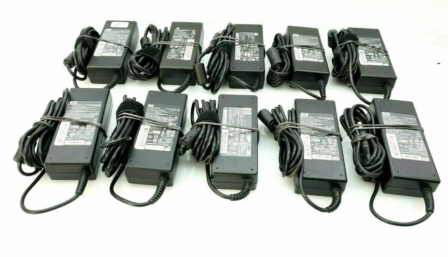 LOT 10 GENUINE HP 65W AC Adapters Notebook 800 600 400 DM MINI G1 G2 TIP 7.4x5.0