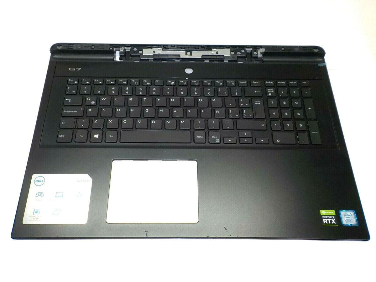 REF Genuine Dell G7 17 7790 Laptop Palmrest Spanish Backlit Keyboard HUL64 6WFHN