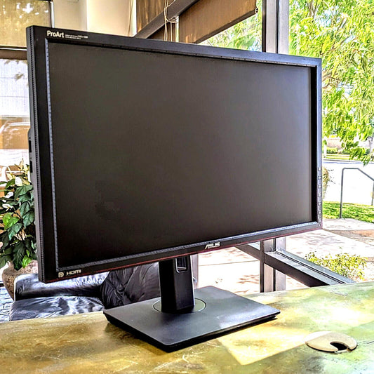 ASUS PA238Q ProArt Flat Panel FHD Screen/Monitor 23" w/ Stand and Cables