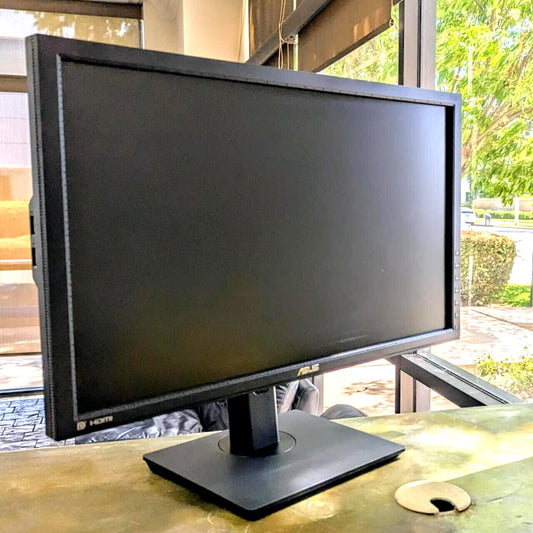 ASUS PB238Q Flat Panel PC LCD Computer Screen Monitor 23" w/ Stand & Cables