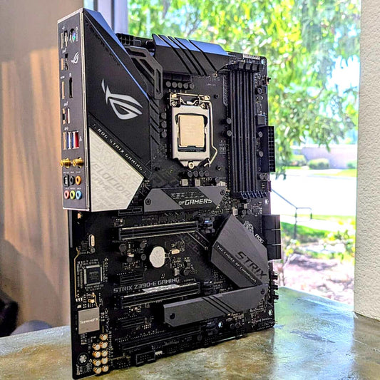 Intel Core i9-9900K + ASUS Z390-E Gaming Rog Strix ATX Motherboard  LGA 1151
