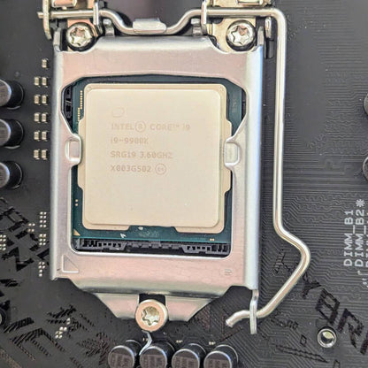 Intel Core i9-9900K + ASUS Z390-E Gaming Rog Strix ATX Motherboard  LGA 1151