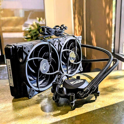Falcon Northwest ASETEK 680LS 280mm ARGB AIO Liquid CPU Cooler with ARGB Fans