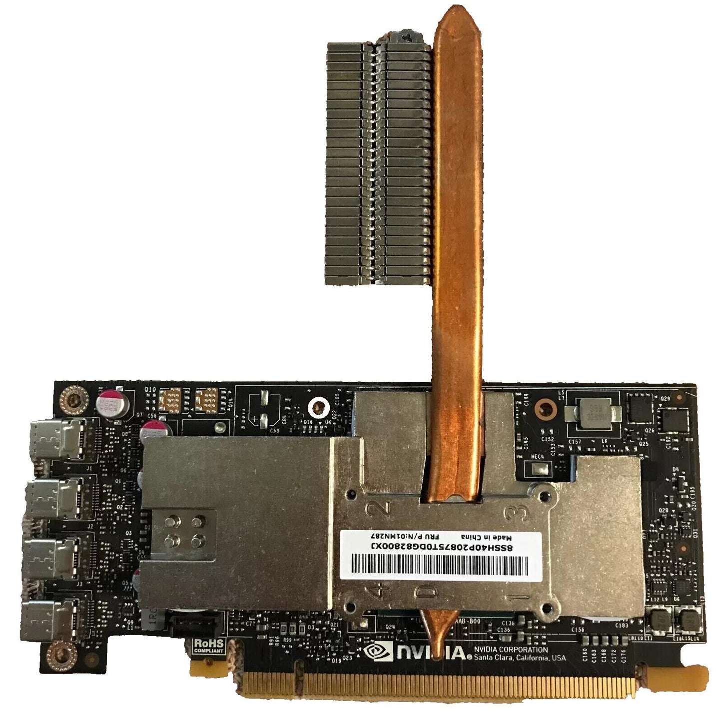 Nvidia Quadro P600 2GB | 01MN287 | 4x Mini DP Graphic Card for Lenovo P320 Tiny