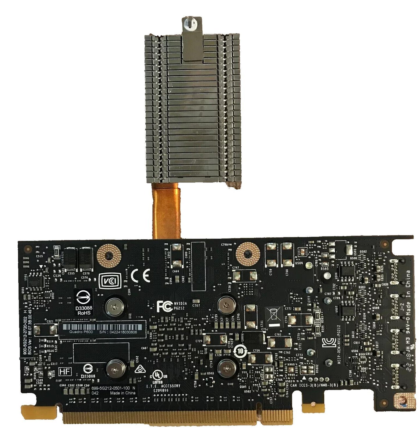 Nvidia Quadro P600 2GB | 01MN287 | 4x Mini DP Graphic Card for Lenovo P320 Tiny