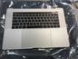 OEM MacBook Pro A1707 2016 2017 15" Silver Top Case Keyboard + Battery Grade A