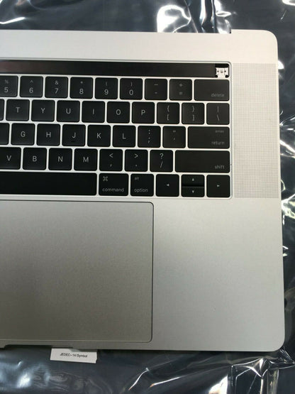 OEM MacBook Pro A1707 2016 2017 15" Silver Top Case Keyboard + Battery Grade A