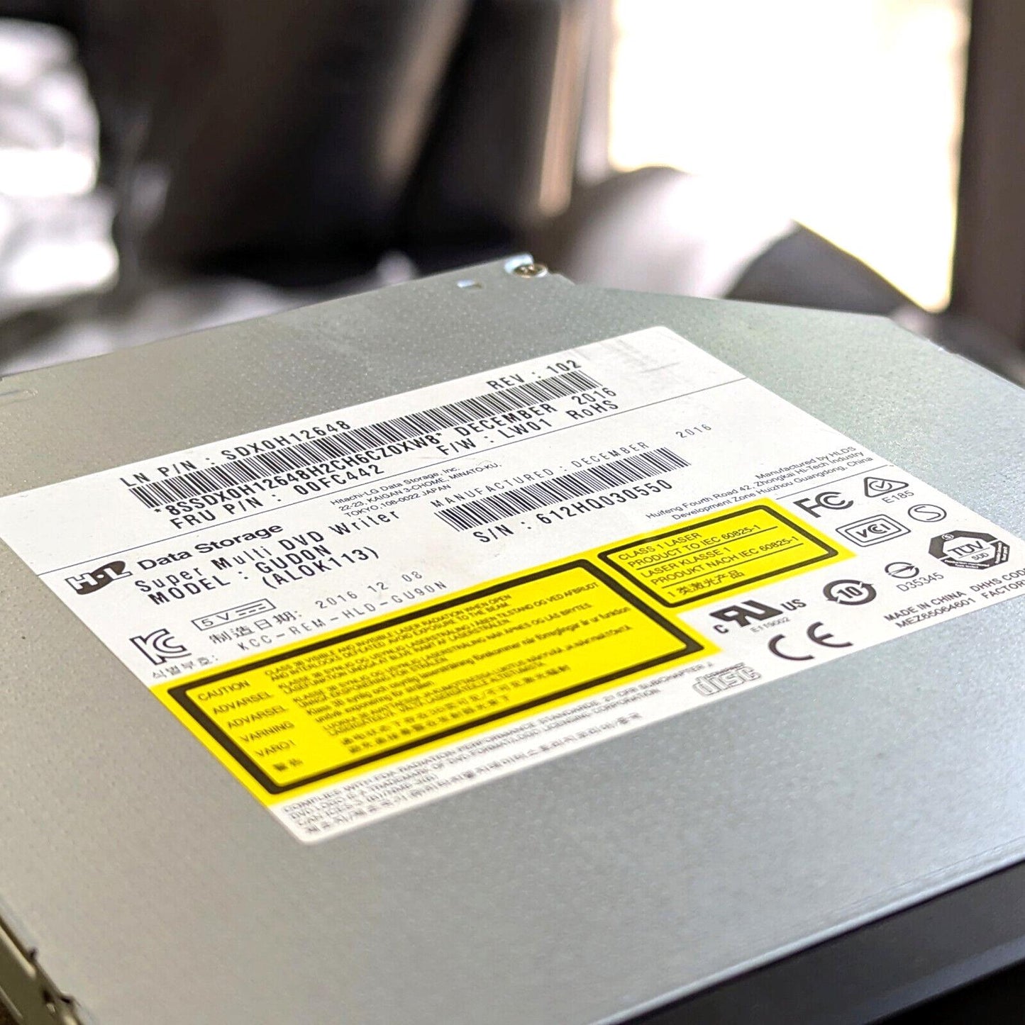 DELL XPS 8950 GUD0N Slim Internal Sata Drive DVD/CD Burner Reader SDX0H12648