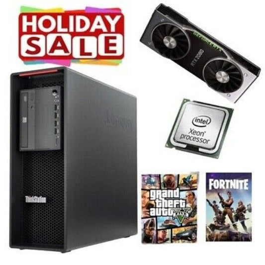 Gaming PC Lenovo ThinkStation P520 W-2133 64GB RAM 1TB SSD RTX3060 WIN11 WiFi