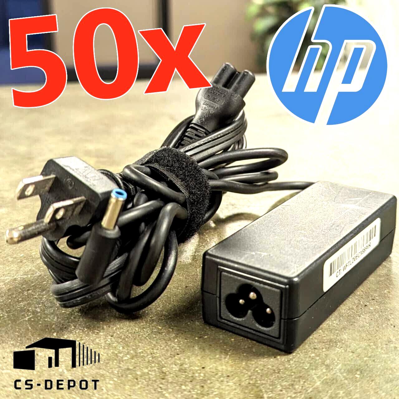 LOT 50 Genuine 65W HP AC Adapter Charger 19.5V 3.33A 710412-001 blue tip