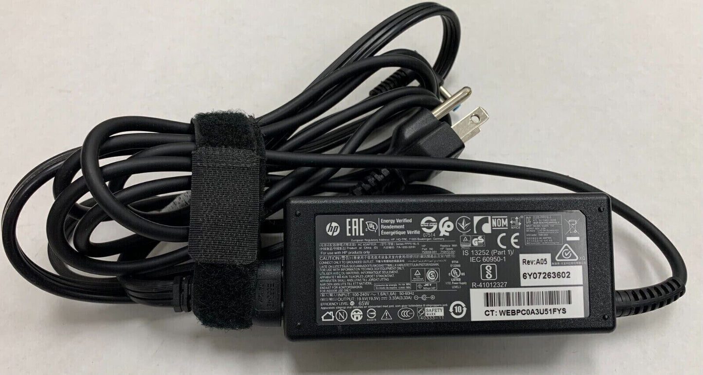 LOT 50 Genuine 65W HP AC Adapter Charger 19.5V 3.33A 710412-001 blue tip